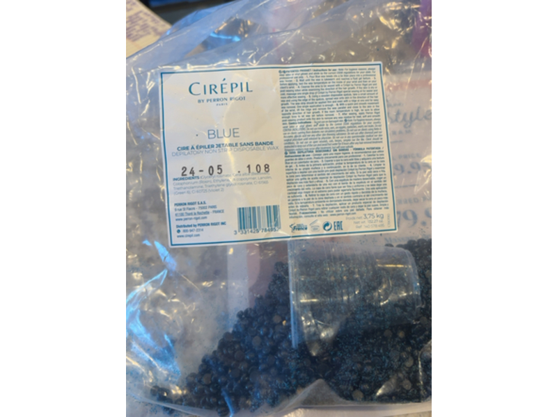 Cirepil Blue Hard Wax Beads, 3.75 kg