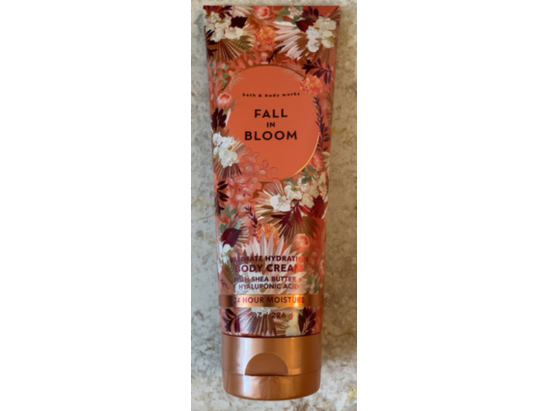Bath & Body Works Fall In Bloom Ultimate Hydration Body Cream, Shea Butter + Hyaluronic Acid, 8 oz/226 g, Pack Of 2