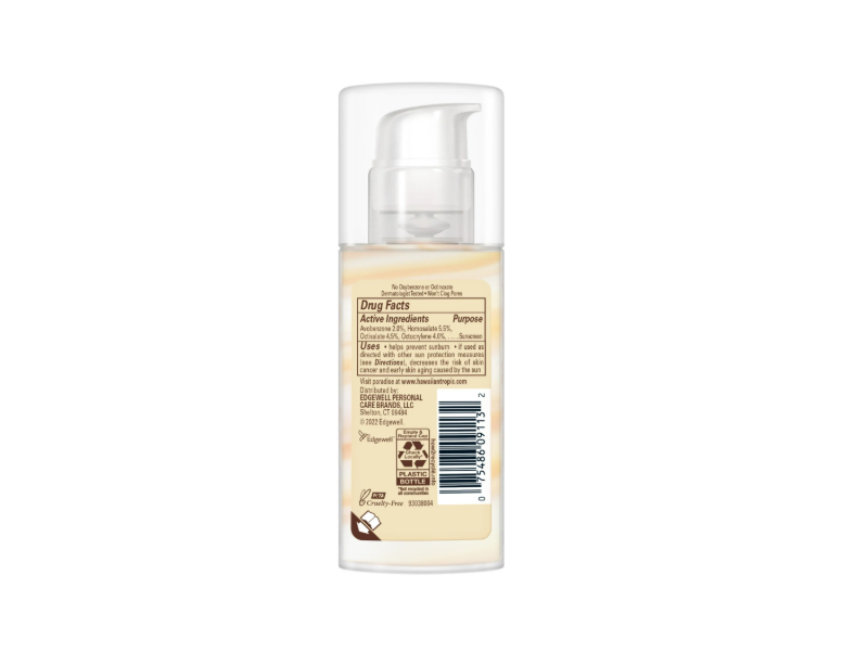 Hawaiian Tropic Weightless Hydration Face Lotion, SPF 30, 1.7 fl oz/50 mL