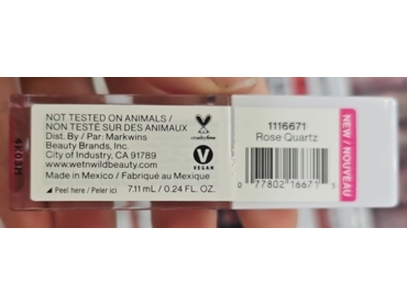 Wet n Wild Lip Oil, Rose Quartz, 0.24 fl oz/7.11 mL