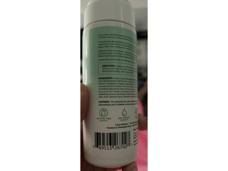 Fortify Hydrating Foaming Facial Cleanser, 5.07 fl oz/150 mL