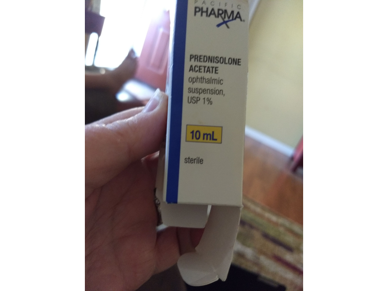 Prednisolone Acetate Ophthalmic Suspension USP 1%, 10 mL, Pacific Pharma (RX)