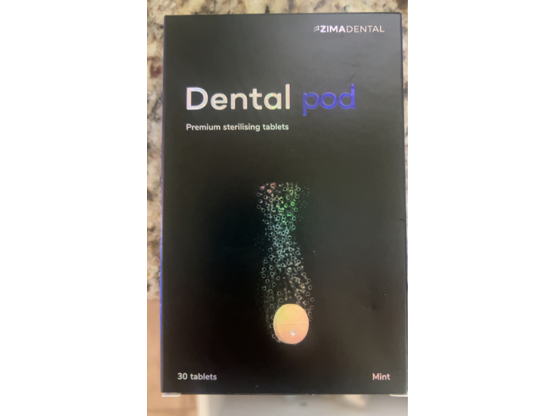 Zima Dental Pod Premium Sterilising Tablets, Mint, 30 Count