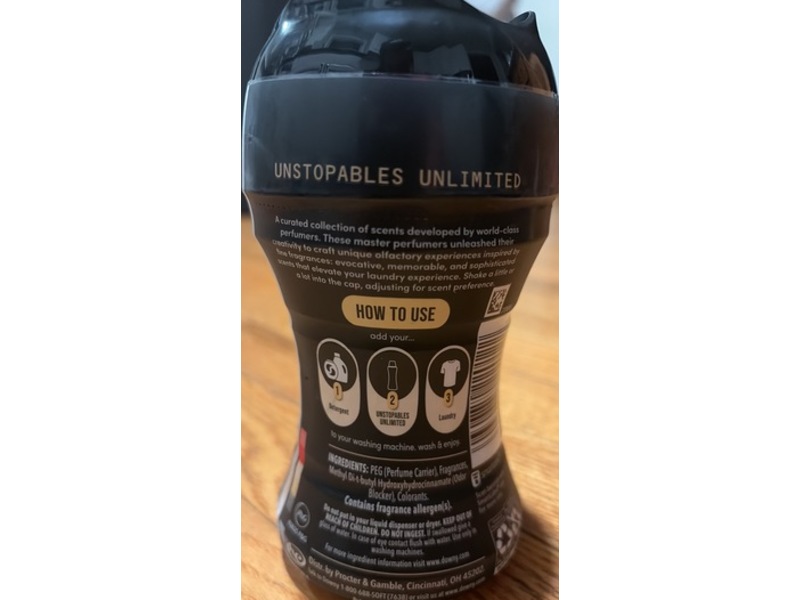 Downy UnStopables Laundry Scent Booster, N.06, 4.8 oz/136 g