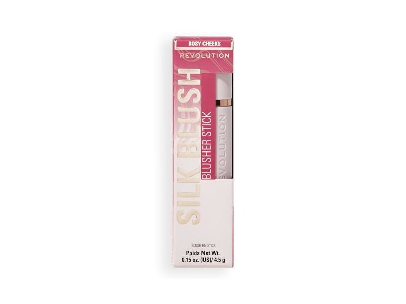 Revolution Silk Blush Stick, Rosy Cheeks, 0.15 oz/4.5 g