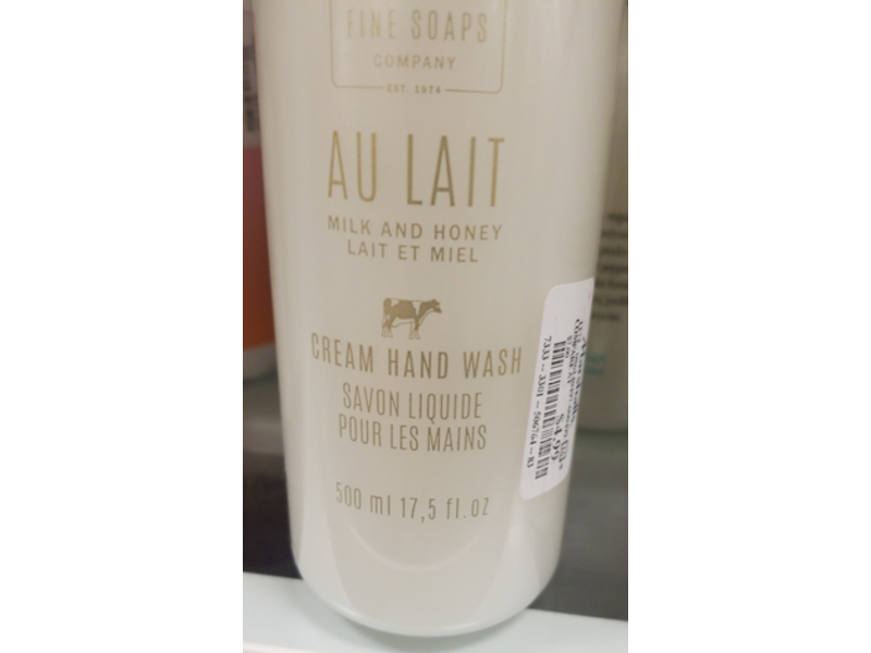 The Scottish Fine Soaps Au Lait Cream Hand Wash, Milk & Honey, 17.5 fl oz/500 mL