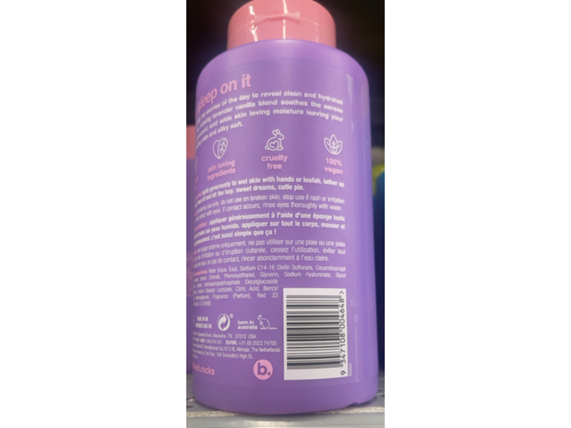 b.Fresh Sleep On It Calming Body Wash, 16 fl oz/473 mL