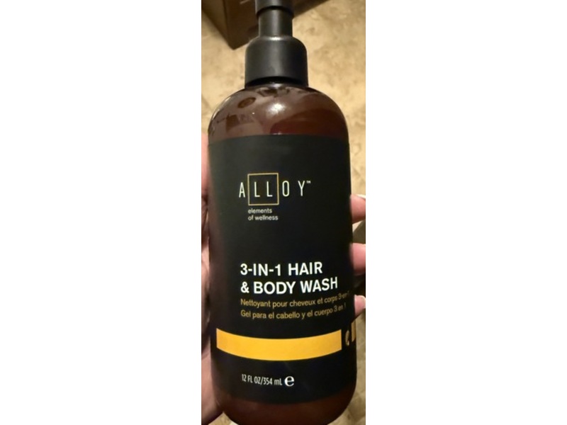 Alloy 3-In-1 Hair & Body Wash, 12 fl oz/354 mL