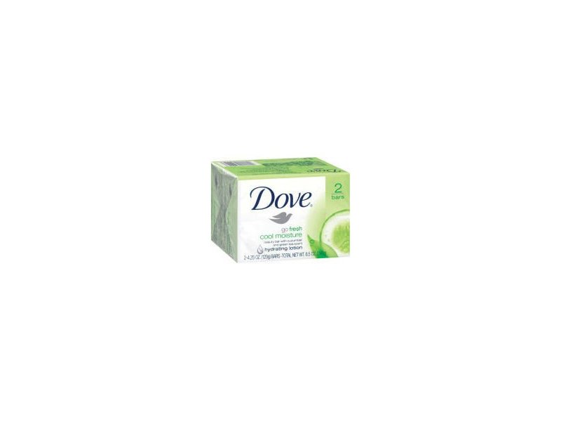 Dove Beauty Bar, Cool Moisture, 4 oz, 2 ct