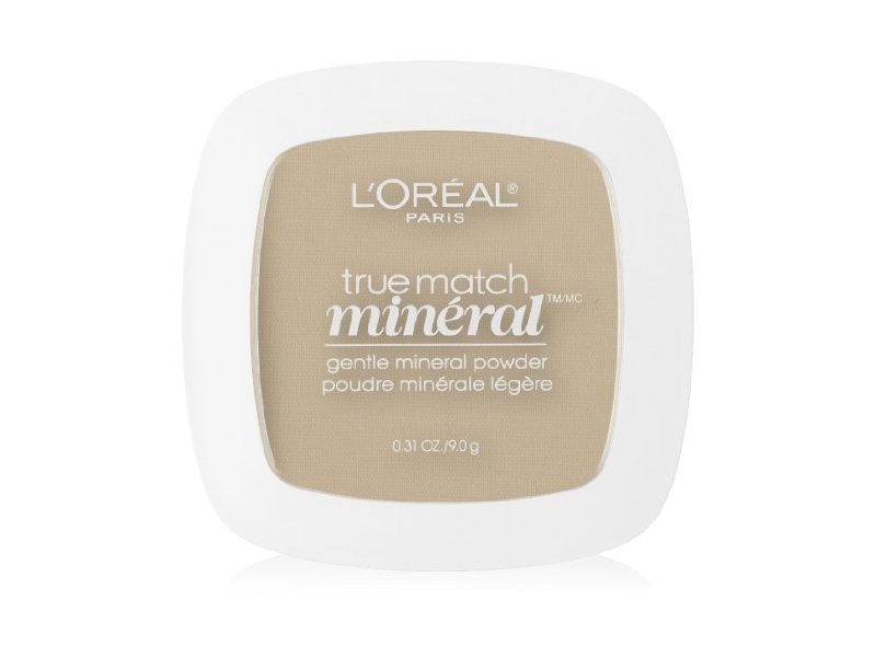 L'Oreal Paris True Match Mineral Pressed Powder, 404 Light Ivory, 0.31 oz/9 g