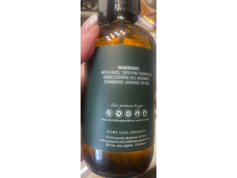 Rowe Casa Organics Hair Growth Spray, 8 fl oz/237 mL