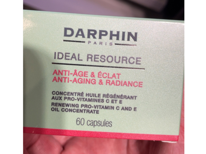 Darphin Ideal Resource Anti - Aging & Radiance Capsules, Pro Vitamin C & E, 60 Count