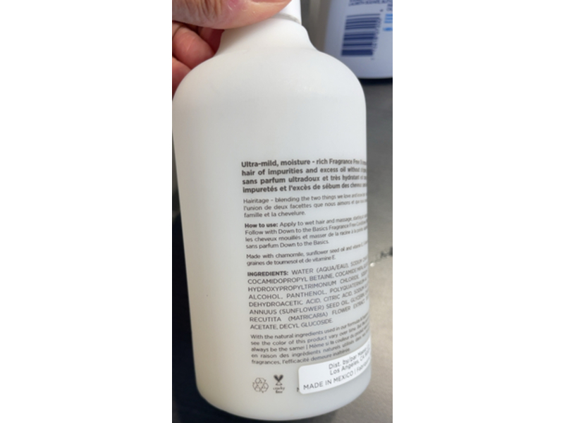 Hairitage By Mindy McKnight Down To The Basics Shampoo, 13 fl oz/384 mL