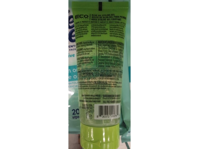 Eco Style Olive Oil Styling Gel, 2 oz/57 g