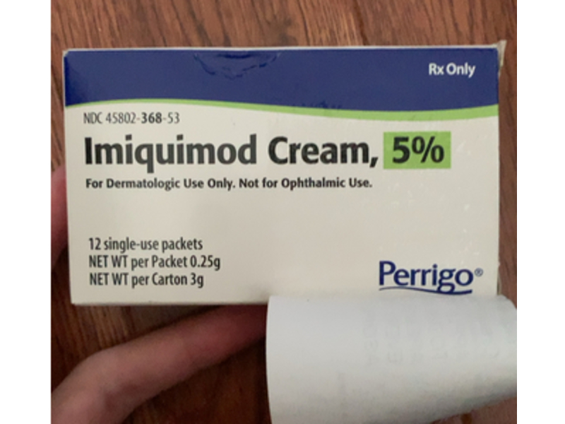 Imiquimod Cream 5%, 12 Count Perrigo (Rx)