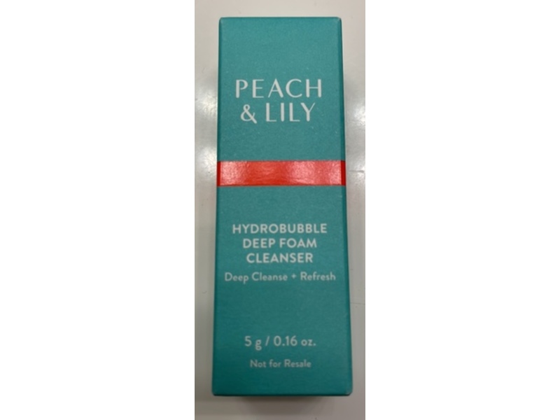 Peach & Lily Hydrobubble Deep Foam Cleanser, 0.16 oz/5 g