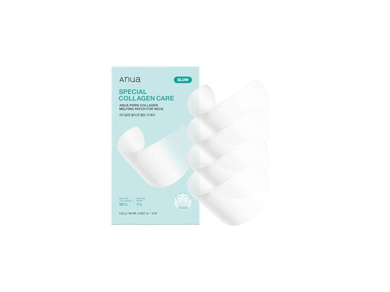 Anua Special Collagen Care PDRN Collagen Melting Neck Patch, 0.0007 oz/0.02 g