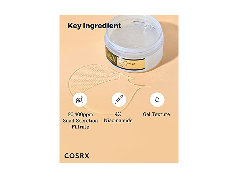 Cosrx Advanced Snail Hydrogel Eye Patch, 3.17 oz, 60 Patches