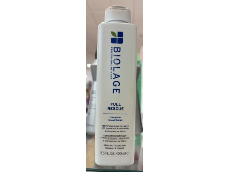 Biolage Full Rescue Shampoo, Rosemary Oil + Niacinamide, 13.5 fl oz/400 mL