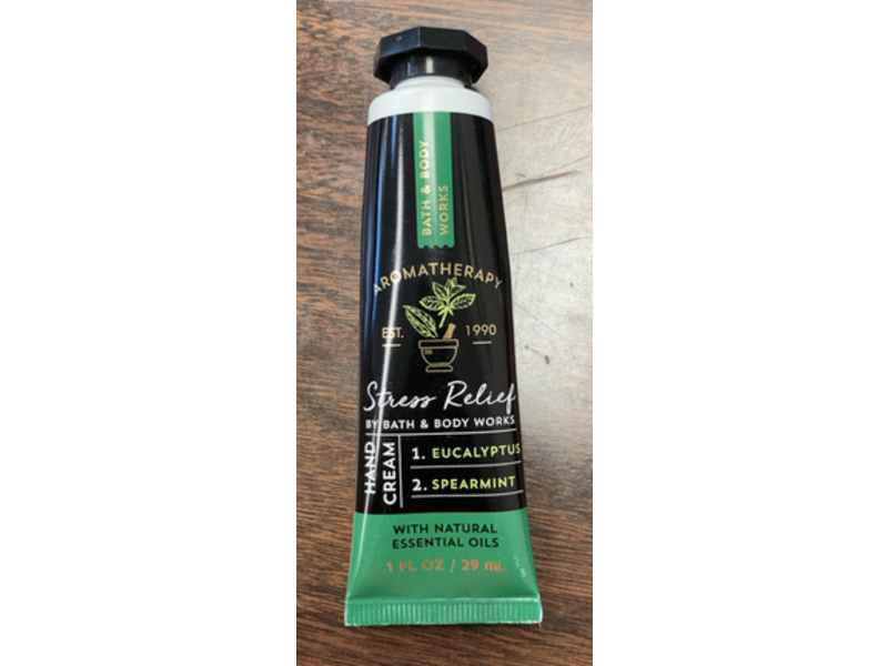 Bath & Body Works Aromatherapy Hand Cream, Eucalyptus + Spearmint, 1 fl oz/29 mL, Pack Of 2