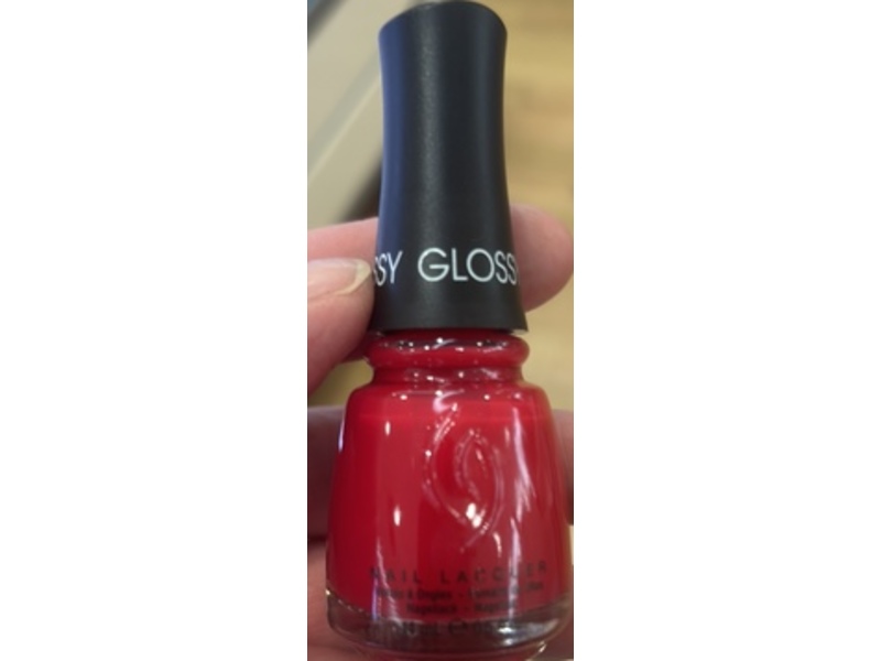 China Glaze Nail Lacquer, Italian Red, 0.5 fl oz/14 mL