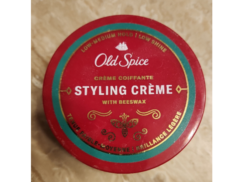 Old Spice Styling Creme, Beeswax, 2.22 oz