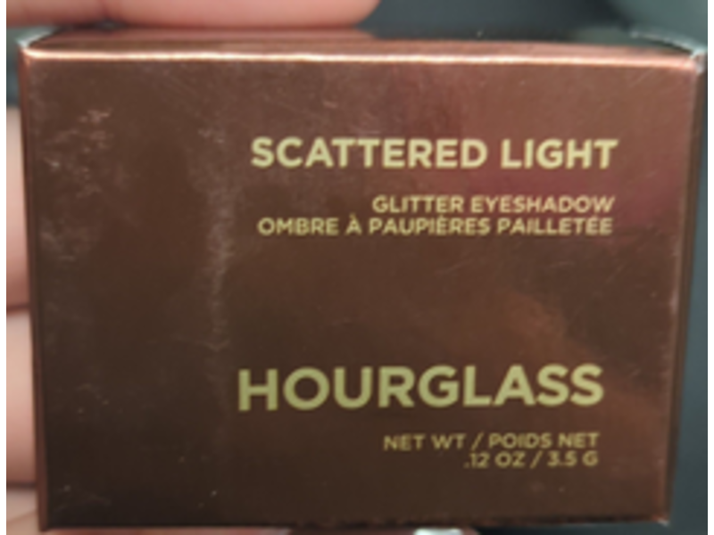Hourglass Scattered Light Glitter Eyeshadow, Ray Deep Champagne, 0.12 oz/3.5 g
