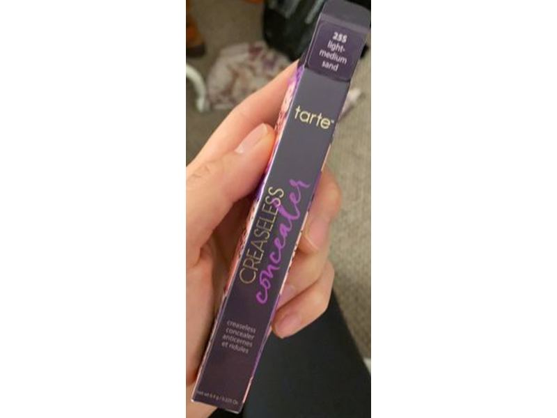 Tarte Creaseless Concealer, 25S Light-Medium Sand, 0.225 oz/6.4 g