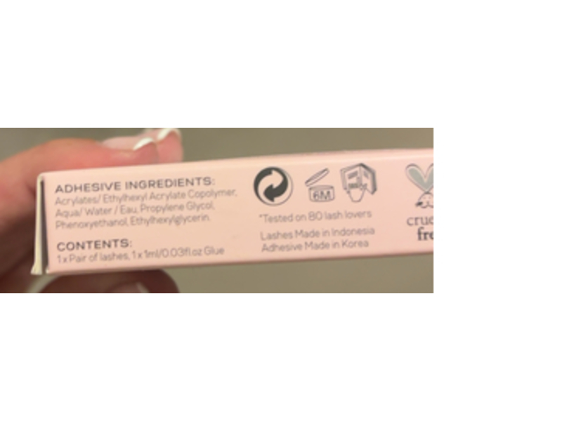 Eylure London 3/4 Length Lashes, No. 007 Light & Wispy, 0.03 fl oz/1 mL, 1 Pair