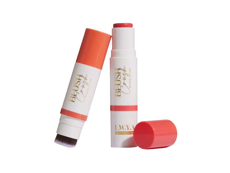 Lwya Blush Crush Blush Stick, Cheeky Pink, 0.23 oz/6.72 g