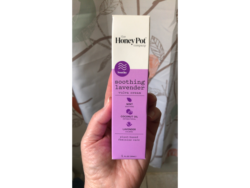 The Honey Pot Company Soothing Lavender Vulva Cream, 1 fl oz/30 mL