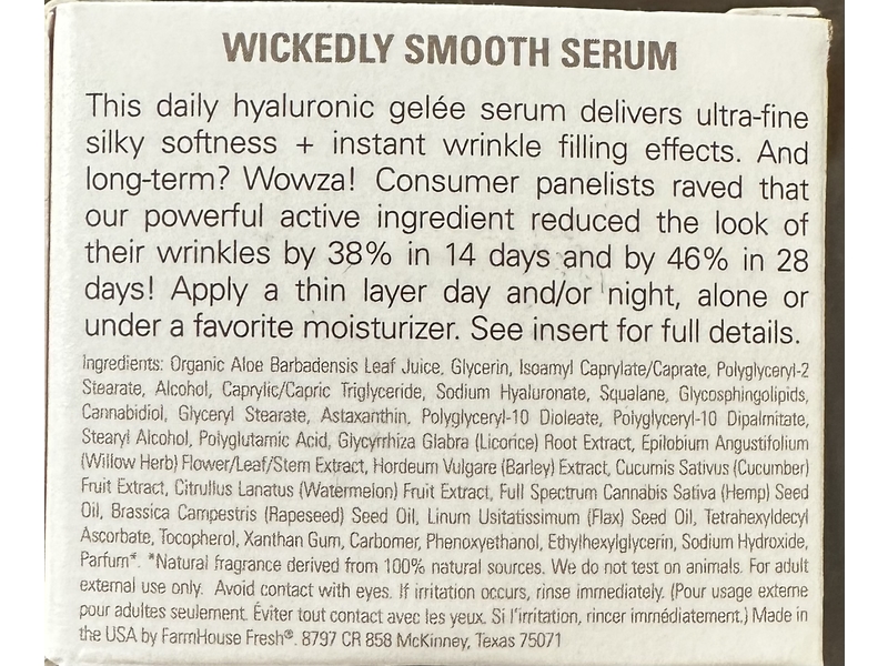 Farmhouse Fresh Watermelonaid Wrinkle-Out Serum, 1.7 fl oz/50 mL