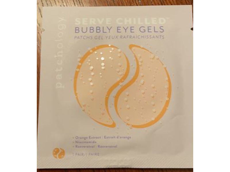 Patchology Serve Chilled Bubbly Eye Gels, 1 Count