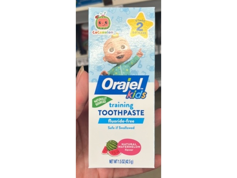 Orajel Kids Training Toothpaste, CoComelon, 1.5 oz/42.5 g