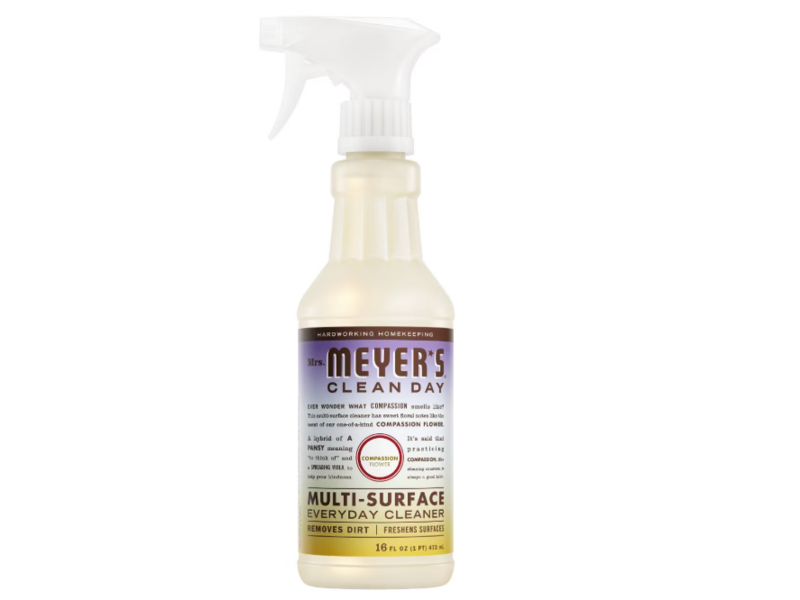 Mrs. Meyer's Clean Day Multi-Surface Everyday Cleaner, Compassion Flower Scent,16 fl oz/473 mL