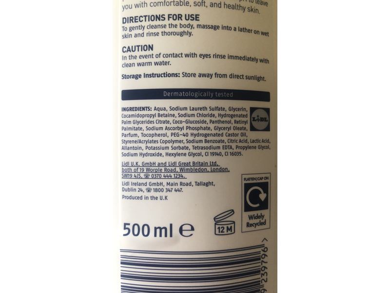 Cien Sensitive Shower Cream, 500 ml