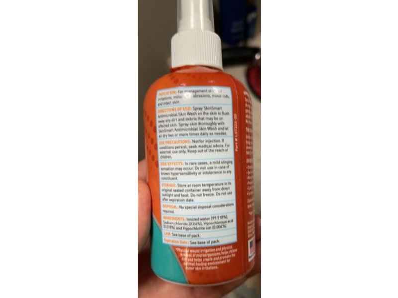 SkinSmart Antimicrobial Rash & Hive Care Relieve Itch, 8 fl oz/236 mL