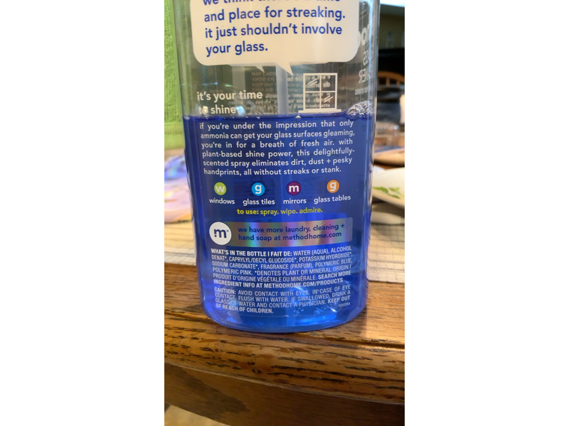 Method Glass Cleaner Spray, Mint, 28 oz Spray Bottles (Pack of 8)