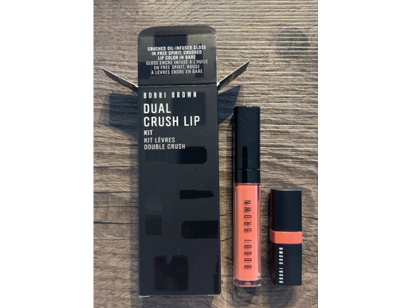 Bobbi Brown Dual Crush Lip Kit, Free Spirit, Bare