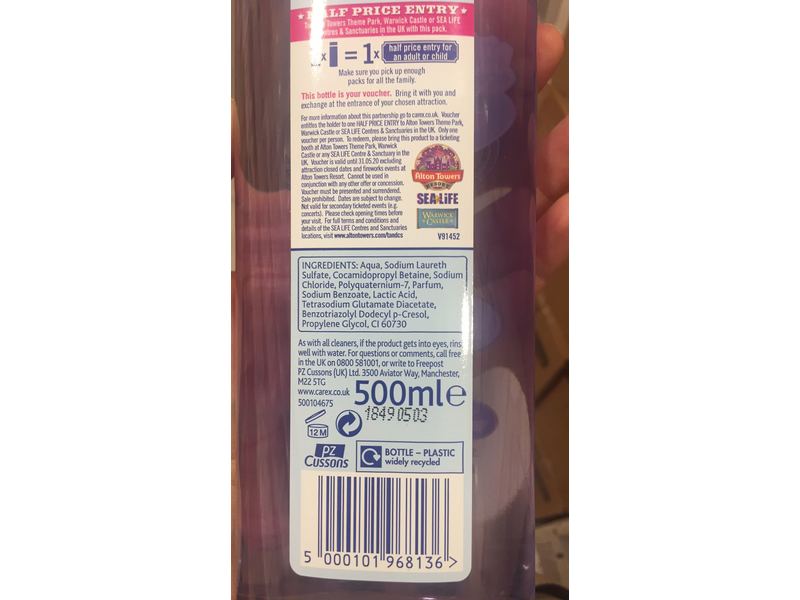 Carex Sensitive Bath Soak, 500 ml