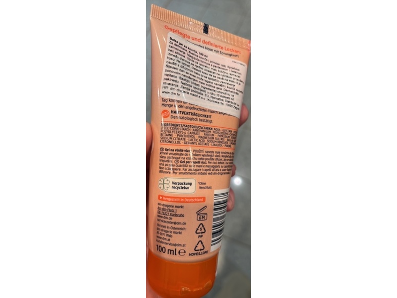 DM Balea Locken Crunch Gel, 100 mL