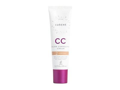 Lumene CC Color Correcting Cream, 2 Medium, 1 fl oz/30 mL