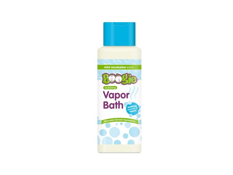 Boogie Bubbling Vapor Bath, Mint Eucalyptus, 18 fl oz/532 mL
