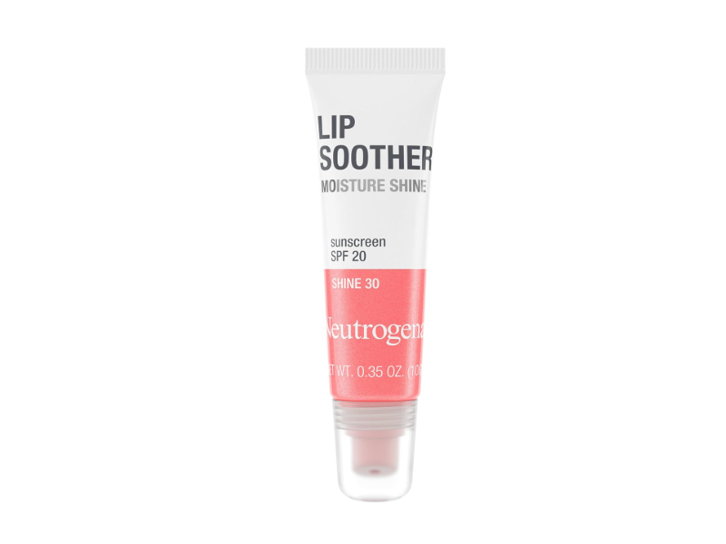 Neutrogena Moisture Shine Lip Soother Gloss , 30 Shine, SPF 20, 0.35 oz/10 g