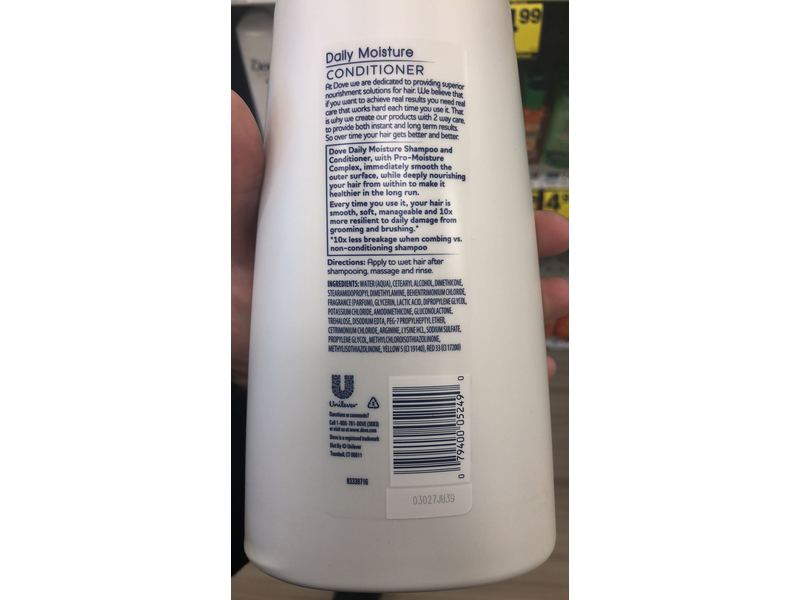 Dove Nutritive Solutions Daily Moisture Conditioner, 25.4 fl oz