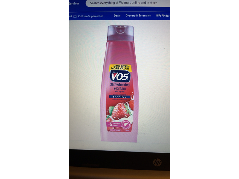 Alberto Vo5 Moisturizing Shampoo, Strawberries & Cream, 16.9 fl oz/499 mL