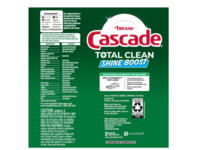 Cascade Total Clean Shine Boost Dishwasher Detergent, Fresh, 47.9 oz/1.35 kg, 103 Count - thumbnail 3