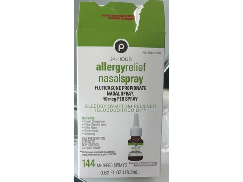 Publix 24-Hour Allergy Relief Nasal Spray, 0.62 fl oz/18.2 mL