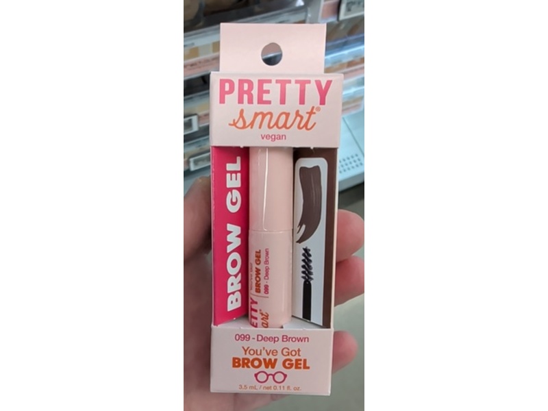 Pretty Smart You've Got Brow Gel, 099 Deep Brown, 0.11 fl oz/3.5 mL