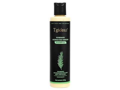 Tgideas Hydrolyzed Keratin Shampoo, Rosemary, 7.44 fl oz/220 mL